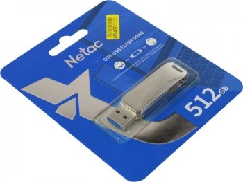 Накопитель USB Netac <NT03U782C-512G-30PN> USB3.0/USB-C Flash Drive 512Gb (RTL)