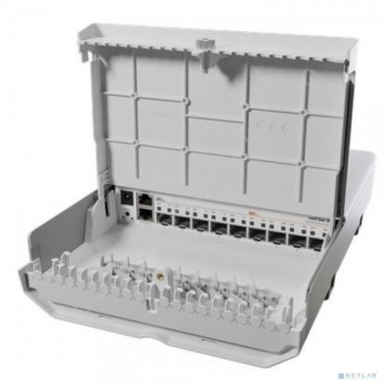 Коммутатор MikroTik NETFIBER 9 CRS310-1G-5S-4S+OUT (L3) 1x1Гбит/с 5SFP 4SFP+ 57W управляемый