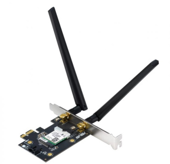 Адаптер беспроводной связи ASUS <PCE-AX1800> Wireless N PCI-E Adapter (802.11 a/b/g/n/ac/ax, Bluetooth 5.2, PCI-Ex1)