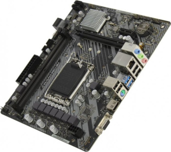 Материнская плата Asrock H610M-HVS/M.2 R2.0 Soc-1700 INTEL H610 2xDDR4 mATX AC`97 8ch(7.1) GbLAN+VGA+HDMI