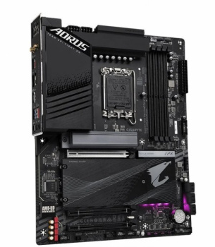 Материнская плата GIGABYTE Z790 AORUS ELITE AX (RTL) LGA1700 <Z790> 3xPCI-E HDMI+DP 2.5GbLAN+WiFi SATA RAID ATX 4DDR5