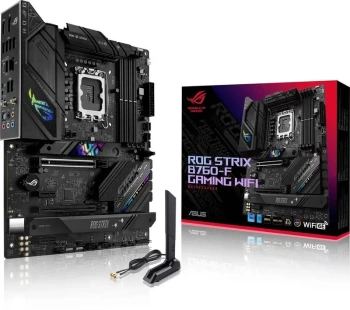 Материнская плата ASUS ROG STRIX B760-F GAMING WIFI (RTL) LGA1700 <B760> 2xPCI-E+HDMI+DP 2.5GbLAN+WiFi SATA ATX 4DDR5