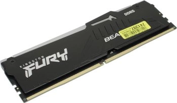 Оперативная память Kingston 16GB DDR5 5600MHz DIMM FURY Beast RGB XMP Gaming Memory KF556C40BBA-16 Non-ECC, CL40, 1.25V, 1RX8 40-40-40 288-pin 16Gbit,