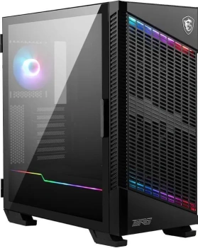 Корпус MSI MPG VELOX 100P AIRFLOW 2xUSB 3.0, 1xType C, 1x120mm ARGB Fan, 3x120mm Black Fan, ARGB Control Board, Tempered Glass Window, Plastic Mesh, B