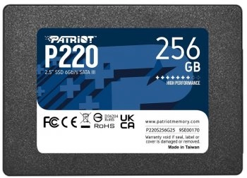 Твердотельный накопитель (SSD) Patriot 256Gb P220 [P220S256G25 ] 2,5" SATA III