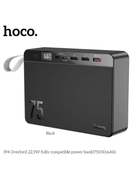 Портативный аккумулятор Hoco J94 Overlord 75000mAh Black 212812