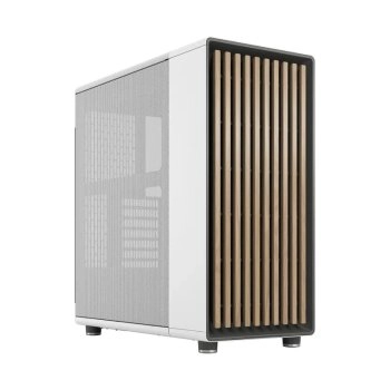 Корпус Fractal Design North Chalk белый без БП mATX 3x120mm 2xUSB3.0 1xUSB3.1 audio bott PSU