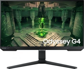 Монитор Samsung 27" Odyssey G4 S27BG400EI черный IPS LED 16:9 HDMI полуматовая HAS Piv 400cd 178гр/178гр 1920x1080 240Hz FreeSync Premium DP FHD 5.3кг