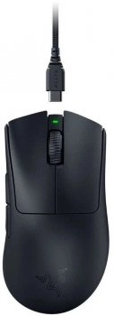 Мышь беспроводная Razer DeathAdder V3 Pro черный оптическая (30000dpi) USB-C (5but)