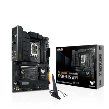 Материнская плата ASUS TUF GAMING B760-PLUS WIFI Soc-1700 INTEL B760 4xDDR5 ATX AC`97 8ch(7.1) 2.5Gg RAID+HDMI+DP