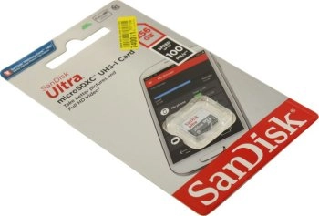 Карта памяти 256Gb - SanDisk Ultra Micro Secure Digital XC C10 UHS-1 SDSQUNR-256G-GN3MN (Оригинальная!)