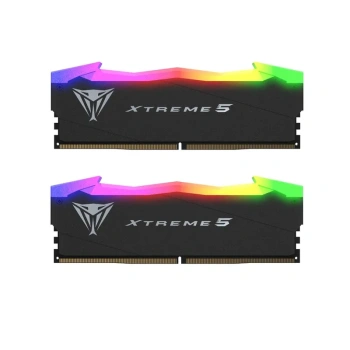 Оперативная память DDR5 2x16Gb 8000MHz Patriot PVXR532G80C38K Viper Xtreme 5 RGB RTL Gaming PC5-64000 CL38 DIMM 288-pin 1.45В с радиатором Ret
