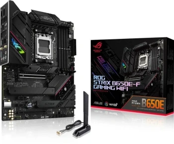 Материнская плата ASUS ROG STRIX B650E-F GAMING WIFI SocketAM5 AMD B650 4xDDR5 ATX AC`97 8ch(7.1) 2.5Gg RAID+HDMI+DP
