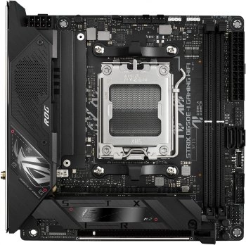 Материнская плата ASUS ROG STRIX X670E-I GAMING WIFI SocketAM5 AMD X670 2xDDR5 mini-ITX AC`97 8ch(7.1) 2.5Gg RAID+HDMI