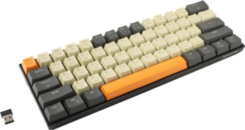 Клавиатура Redragon Caraxes Pro <K644CGO-RGB-PRO Brown> <USB/BT/FM> 61КЛ, подсветка клавиш <71554>