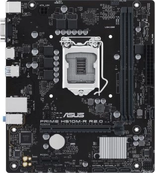 Материнская плата ASUS PRIME H510M-R R2.0-SI Soc-1200 INTEL H470 2xDDR4 mATX AC`97 8ch(7.1) GbLAN+VGA+HDMI White Box