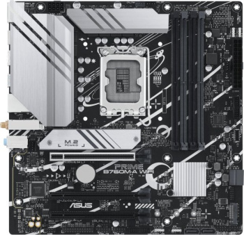 Материнская плата ASUS PRIME B760M-A WIFI Soc-1700 INTEL B760 4xDDR5 mATX AC`97 8ch(7.1) 2.5Gg RAID+HDMI+DP