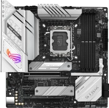 Материнская плата ASUS ROG STRIX B760-G GAMING WIFI Soc-1700 INTEL B760 4xDDR5 mATX AC`97 8ch(7.1) 2.5Gg RAID+HDMI+DP