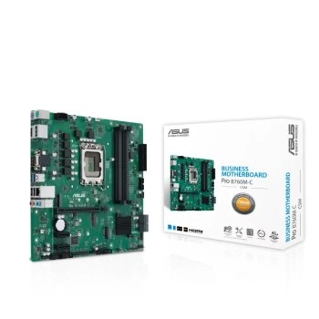 Материнская плата ASUS PRO B760M-C-CSM Soc-1700 INTEL B760 4xDDR5 mATX AC`97 8ch(7.1) GbLAN RAID+VGA+HDMI+DP