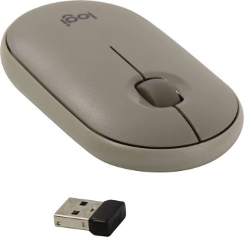 Мышь беспроводная Logitech Pebble M350 Wireless Mouse (RTL) USB 3btn+Roll <910-006751>