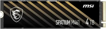 Твердотельный накопитель (SSD) MSI 4TB 3D NAND Скорость записи 4200 Мб/сек. Скорость чтения 5000 Мб/сек. TBW 900 Тб S78-440R030-P83
