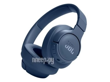 Наушники с микрофоном JBL Tune 720BT <Blue> (Bluetooth5.3, с регулятором громкости, шнур 1.2м) <JBLT720BTBLU>