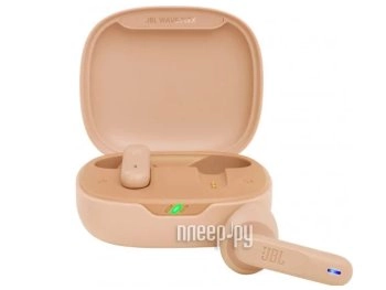 Наушники с микрофоном JBL Wave Flex TWS Beige JBLWFLEXBEG