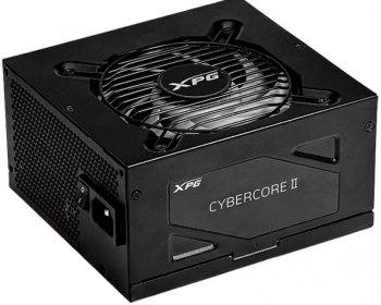 Блок питания ADATA XPG CYBERCORE II 1000W 80+ Platinum, полностью модульный (CYBERCOREII1000P-BKCEU)