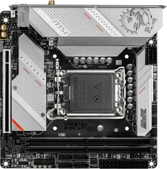Материнская плата MSI MPG B760I EDGE WIFI Soc-1700 INTEL B760 2xDDR5 mini-ITX AC`97 8ch(7.1) GbLAN+HDMI+DP