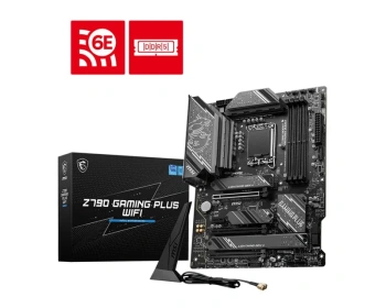 Материнская плата MSI Z790 GAMING PLUS WIFI (RTL) LGA1700 <Z790> 3xPCI-E HDMI+DP 2.5GbLAN+WiFi+BT SATA ATX 4DDR5