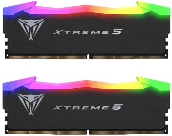 Оперативная память DDR5 2x24GB 7600MHz Patriot PVXR548G76C36K Viper Xtreme 5 RGB RTL Gaming PC5-60800 CL36 DIMM 288-pin 1.45В с радиатором Ret