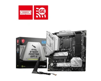 Материнская плата MSI MAG B760M MORTAR WIFI II Soc-1700 INTEL B760 4xDDR5 mATX AC`97 8ch(7.1) 2.5Gg+HDMI+DP