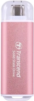 Внешний твердотельный накопитель (SSD) Transcend USB-C 1TB TS1TESD310P розовый USB-A
