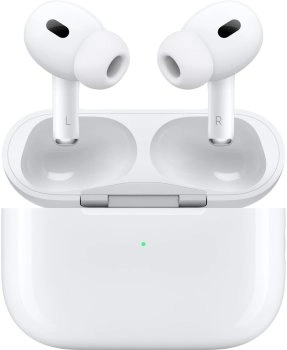 Наушники с микрофоном внутриканальные Apple AirPods Pro 2 2023 USB-C A3047/A3048/A2968 белый беспроводные bluetooth в ушной раковине (MTJV3AM/A)