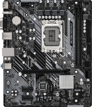 Материнская плата Asrock H610M-H2/M.2 D5 Soc-1700 INTEL H610 2xDDR5 mATX AC`97 8ch(7.1) GbLAN+HDMI