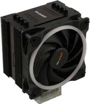 Вентилятор be quiet! <BK033> Pure Rock 2 FX Black (4пин,115X/1200/1700/2011-3/2066/AM4/AM5, 2000об/м, Al+теп.тр)