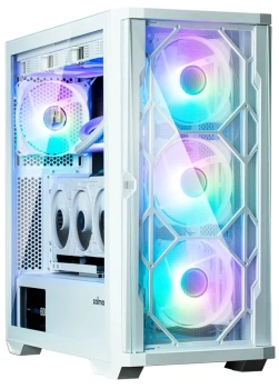 Корпус Zalman Z10 DUO белый без БП ATX 7x120mm 5x140mm audio bott PSU