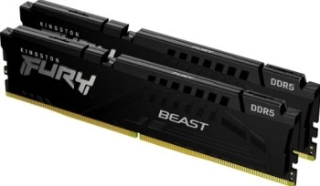 Оперативная память Kingston Fury Beast White DDR5 5200 МГц 2x16 ГБ (KF552C40BWK2-32) (Only intel)