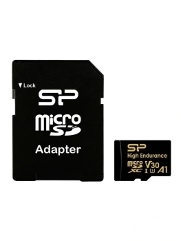 Карта памяти 128Gb - Silicon Power Golden SeriesHigh Endurance microSD SP128GBSTXDV3V1H (Оригинальная!)
