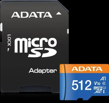 Карта памяти MICRO SDXC 512GB AUSDX512GUICL10A1-RA1 A-Data