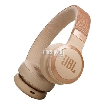 Наушники с микрофоном JBL Live 670NC Beige JBLLIVE670NCSAT