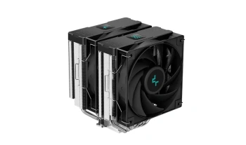 Вентилятор Deepcool <R-AG620-BKNDMN-G-1> AG620 DIGITAL (115x/1200/1700/AM4/AM5,29.4дБ,300-1950об/мин,Al+тепл.трубки)