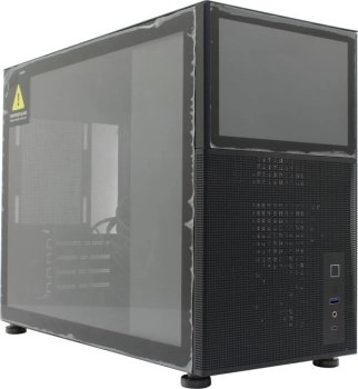 Корпус Miditower 1STPLAYER MIKU Mi6-EV <Mi6-EV-BK> Black MicroATX без БП