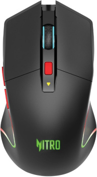 Мышь беспроводная Acer Nitro OMR304 черный оптическая (3200dpi) BT/Radio USB (6but)