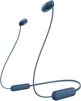 Наушники с микрофоном SONY WI-C100/LZ Blue (Bluetooth)