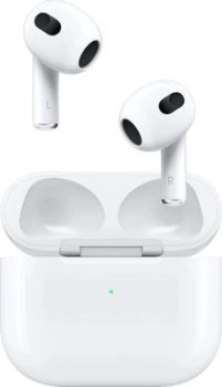 Наушники с микрофоном Apple AirPods 3 A2565,A2564,A2566 белый беспроводные bluetooth в ушной раковине (MME73AM/A)