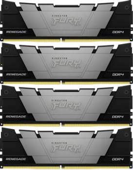 Оперативная память 4x8GB 3200MHz Kingston KF432C16RB2K4/32 Fury Renegade Black RTL Gaming PC4-25600 CL16 DIMM 288-pin 1.35В single rank с радиатором R