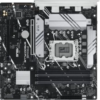 Материнская плата ASUS PRIME B760M-PLUS Soc-1700 INTEL B760 4xDDR5 mATX AC`97 8ch(7.1) 2.5Gg RAID+HDMI+DP