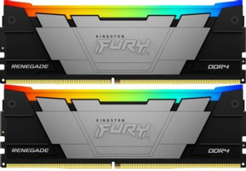 Оперативная память 2x8GB 4600МГц Kingston KF446C19RB2AK2/16 Fury Renegade RGB RTL Gaming PC4-36800 CL19 DIMM 288-pin 1.5В kit single rank с радиатором