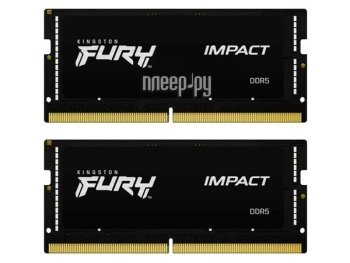 Оперативная память для ноутбуков Kingston Fury DDR5 SO-DIMM PC5-38400 CL38 - 32Gb KIT (2x16Gb) KF548S38IBK2-32